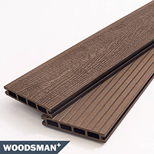 Composite Decking Board - Chocolate Brown Woodsman +