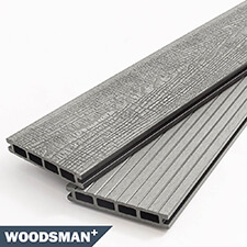 Composite Decking Board - Stone Grey Woodsman +