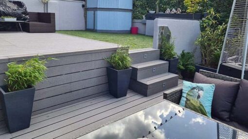 Stone Grey Decking Installed 2