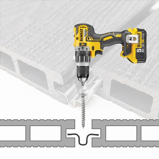 Composite Decking Stainless Steel Fixing T-Clips