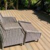 Tough Decking Champagne Light Oak Composite Decking With Garden Furniture