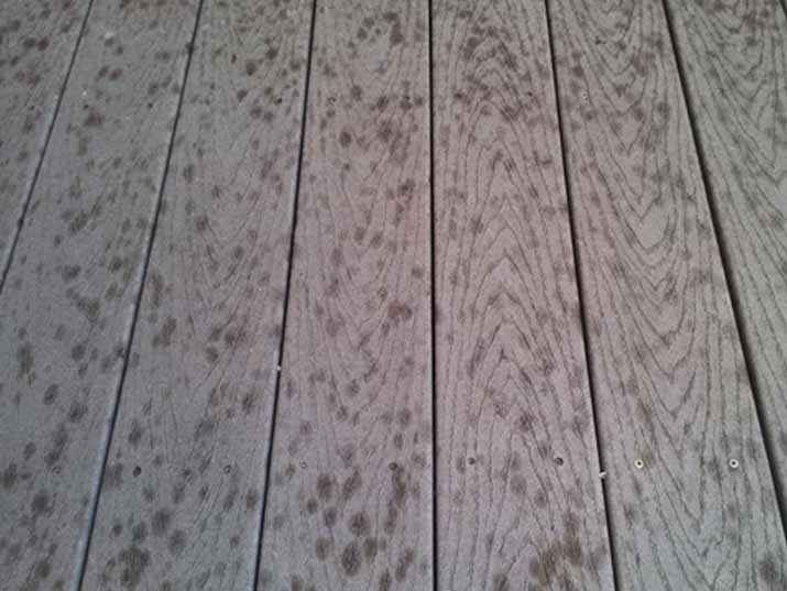 Capped Decking - Damaged Board